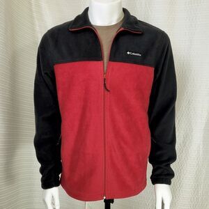 Columbia Steens Mountain™ 2.0 Full Zip Fleece Jacket Gray Mountain Red Men's M